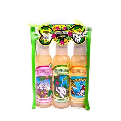 Bubble Shack Hawaii 736211529404 Bungalow Woof 3 Pack Dog Wash 4oz each -pack of 2