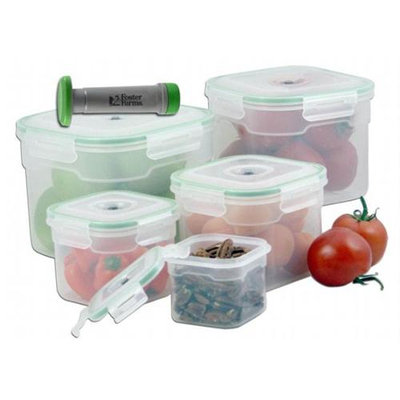 Style Asia HW0165 Vacuum Seal Container Set- Pack of 6