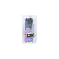 Bass Brushes Pedicure Set Foot File Toe Separators Cuticle Sticks Emery Boards & Nair Brush C