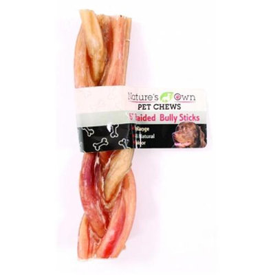 Best Buy Bones Natures Own Braided Bully Stick 6 Inch 90152 Pack of 24
