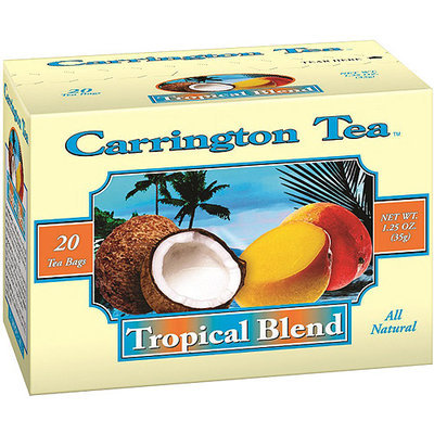 Carrington Tea Tropical Blend Tea Bags, 20 count per box, 1.25 oz, Pack of 6