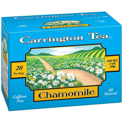 Carrington Tea Chamomile Tea Bags, 20 count per box, .7 oz, Pack of 6