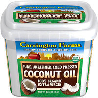 Carrington Farms - 100% Organic Pure Unrefined Cold Pressed Extra Virgin Coconut Oil