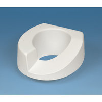 Ableware Sloped Arthro Tall-Ette Elevated Toilet Seat with Bolt-Down Lok-In-L-Bracket for Standard Toilets