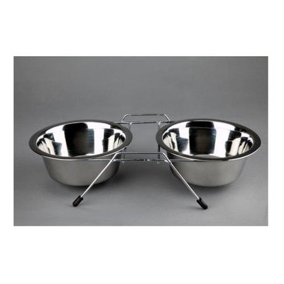 Advance Pet Products Double Elevated Feeder Capacity: 0.25 Quart