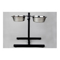 Advance Pet Products H-Shaped Double Elevated Feeder Capacity: 2 Quarts