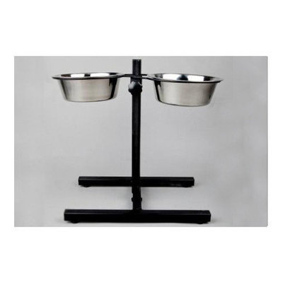Advance Pet Products H-Shaped Double Elevated Feeder Capacity: 2 Quarts