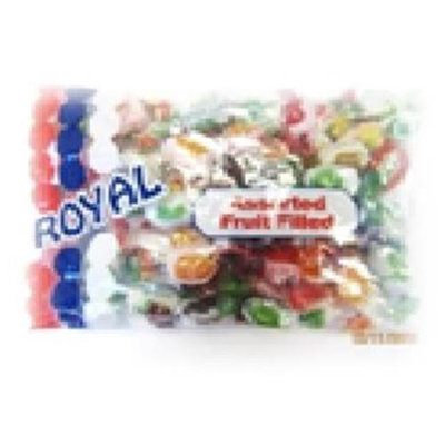 Royal Candy Assorted Filled Candy Case of Six 8 Oz. Bags
