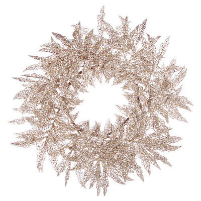Oddity, Inc. Lace Leaf Candle Ring - Size: 4 (Set of 4)