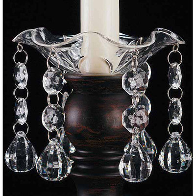 Oddity, Inc. Oddity Inc. 94221 Acrylic Dangle Bobeche - No. 4 - Pack of 2