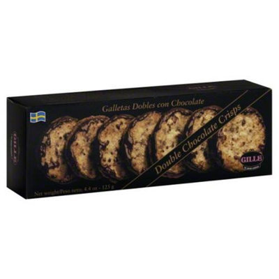 Gille Double Chocolate Crisps - 12 Boxes (4.4 oz ea)