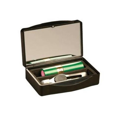 Floxite FL-10LIP 10x Mirrored Lipstick Case Black