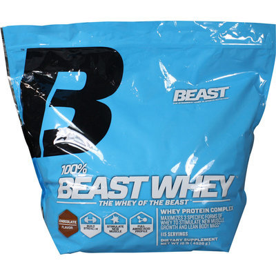 Beast Sports Nutrition, 100% Whey Chocolate 10 lb