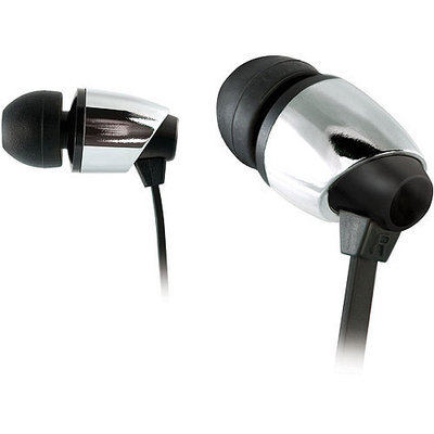 Bell'o International BELLO INTERNATIONAL LLC BDH440CHR In-Ear Stereo Headphones - Chrome and Matte Black