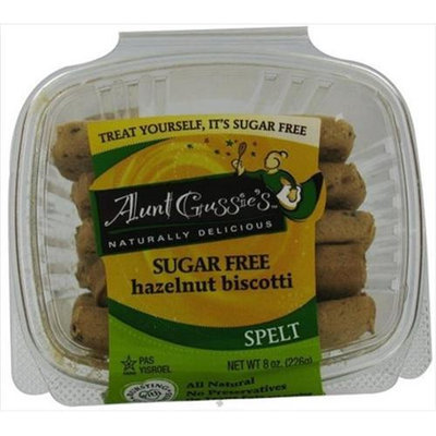 Aunt Gussies, Biscotti Sf Spelt Hazelnu, 8-Ounce (8 Pack)