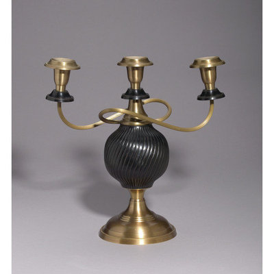 Aa Importing A.A. Importing 52092 Brass Three Arm Candelabra