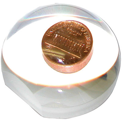 Carson LumiDome Plus 2x Polished Ball Loupe with 75mm Base
