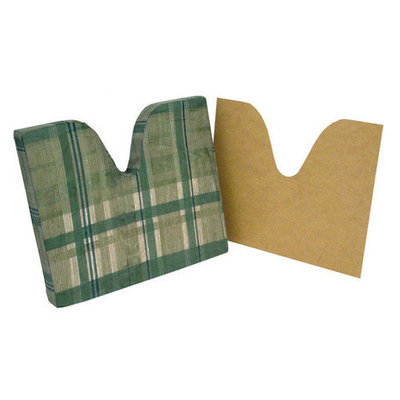 Essential Medical Plaid Coccyx Cushion with Removable Masonite Insert - Size: 16 x 16