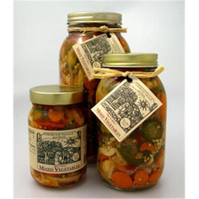 Cherith Valley Gardens MV16 Hot And Spicy Mixed Vegetables 16 oz