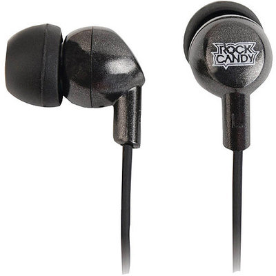 iEssentials IE-RC-BK Rock Candy Earbuds, Black