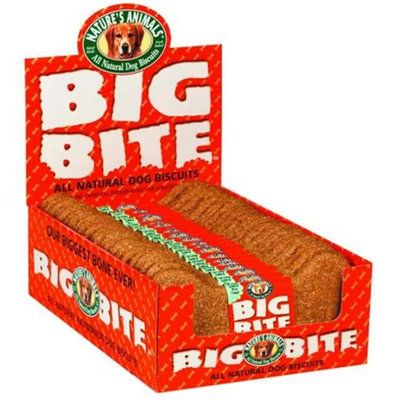 ture's Animals, Inc. Natures Animals Dog Treat Big Bite Biscuit 8 Peanut Butter