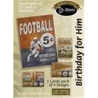 Divinity Boutique 110161 Card Bxd Bday Masculine Football