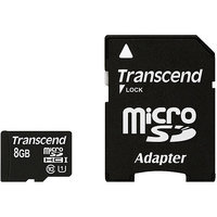 Transcend 8GB microSD High Capacity (microSDHC) - 1 Card