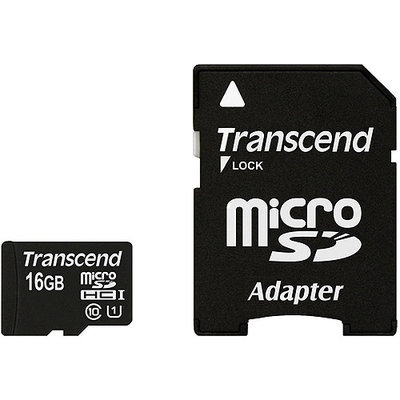 Transcend Premium 16GB microSD High Capacity (microSDHC) - 1 Card