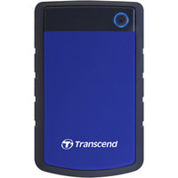 Transcend StoreJet TS1TSJ25H3B 1TB 2.5in. External Hard Drive