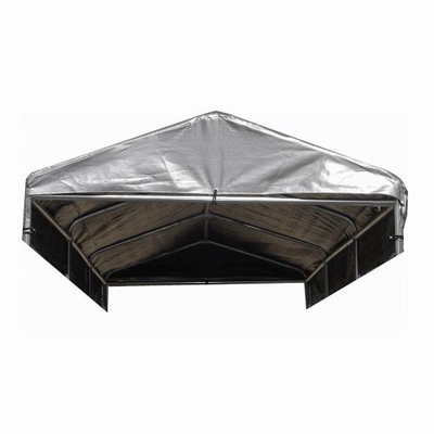 Lucky Dog Weatherguard 4 ft. x 12 ft. Kennel Cover with Frame CL 41297