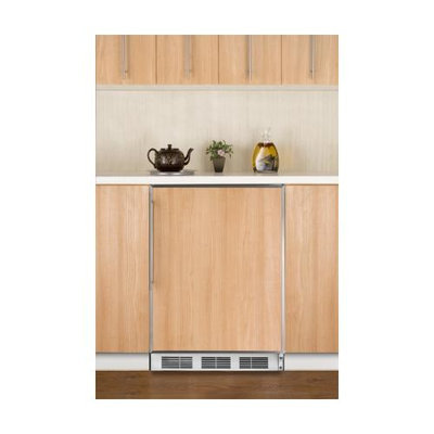 Summit FF6BBIFRADA 5.5 Cu. Ft. Custom Panel Undercounter Built-In Compact Refrigerator