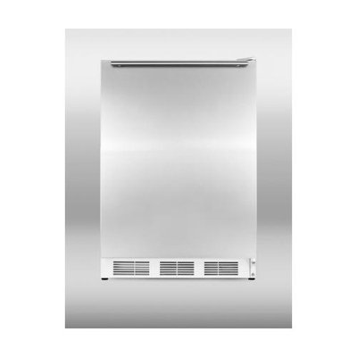 Summit FF6BSSHHADA 5.5 Cu. Ft. Stainless Steel Undercounter Compact Refrigerator