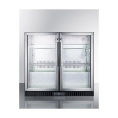 Summit 7.4 Cu. Ft. Self-Closing Beverage Merchandiser
