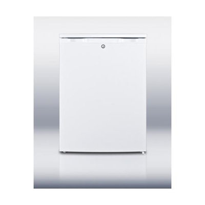 Summit Appliance 4.4 cu. ft. Upright Freezer in White with Lock FSM50LES