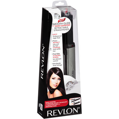 Helen Of Troy REVLON RVST2122BLKD Nano Diamd Retract Staight