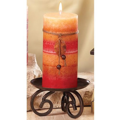 Cc Home Furnishings Pack of 4 Naturals Harmony Tranquility Aromatherapy Pillar Christmas Candles 6