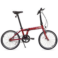 Allen Sports Urban 1-Speed Aluminum Framed Folding Bicycle (Red)
