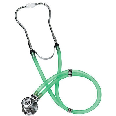 Mabis Healthcare MABIS Legacy Sprague Rappaport Type Stethoscope - Slider Pack, Adult - Frosted Green