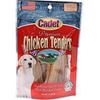Cadet Premium Chicken Tenders Dog Treats Size: 3 Ounce.