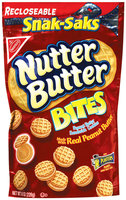 Nabisco Nutter Butter Sandwich Cookies - Peanut Butter Bites Snak-Saks
