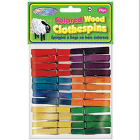 Multicraft Imports CW607 Colored Clothespins 1 7-8 in. 24-Pkg