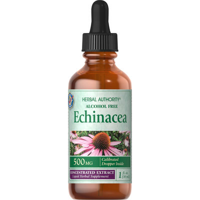 Echinacea Liquid (500 mg per 1 ml), 1 oz, Good 'N Natural