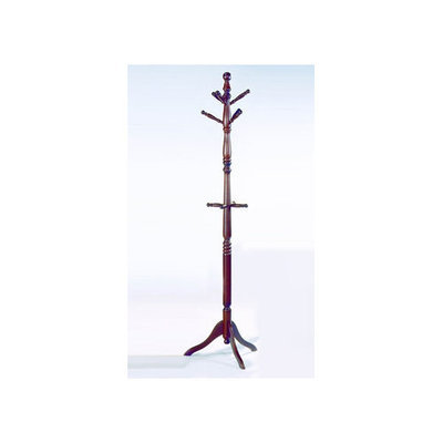 Homelegance 5322 - Deluxe Hall Tree with Umbrella Rack Natural
