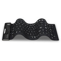 Adesso AKB-222UB USB SlimTouch Antimicrobial Waterproof Flex Keyboard
