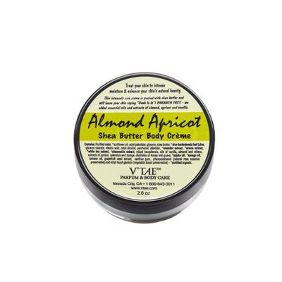 Almond Apricot Shea Butter Body Creme V'TAE Parfum and Body Care 2 oz Cream