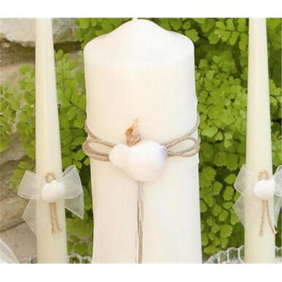 Beverly Clark 110TI Seashore Taper Candles - Ivory Only