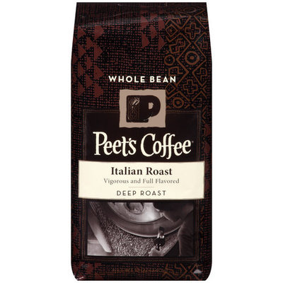 Peet's Coffee Italian Roast Deep Roast Whole Bean Coffee, 12 oz