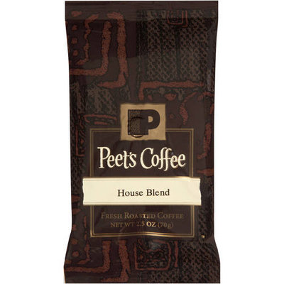 Peet's Coffee & Tea Peet's Coffee House Blend Fresh Roasted Ground Coffee, 2.5 oz, 18 count