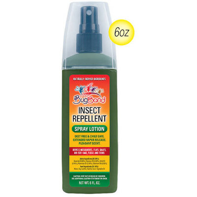 Bug Band - Insect Repellent Extended Release Geraniol Spray Lotion - 6 oz.