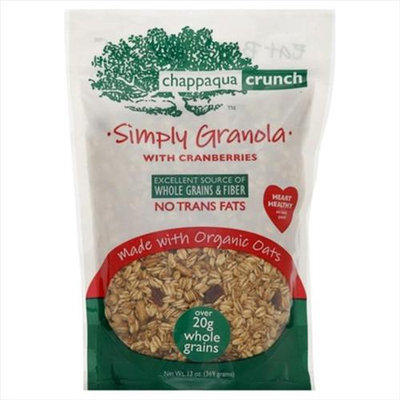 Chappaqua Crunch Granola Chappaqua Crunch Simply Granola with Cranberries, 13 oz Pouches, 6 pk